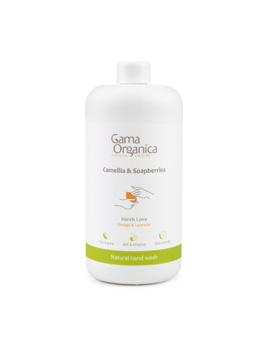 Натурален сапун за ръце Портокал и Лавандула, 1000 мл