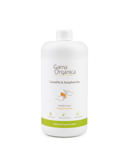 Натурален сапун за ръце Портокал и Лавандула, 1000 мл