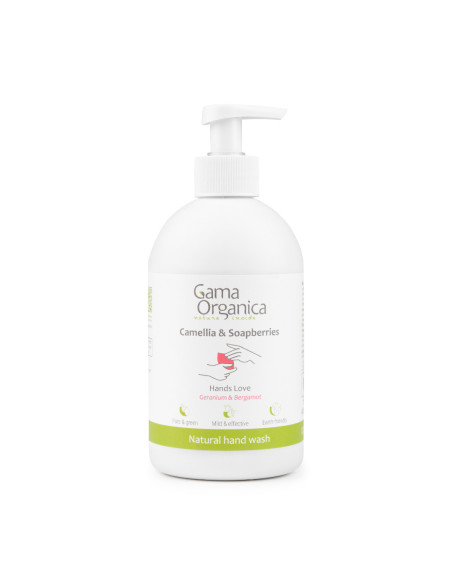 Натурален сапун за ръце Гераниум и Бергамот, 485 мл